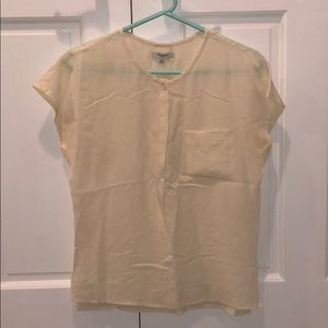 Cream Madewell Blouse